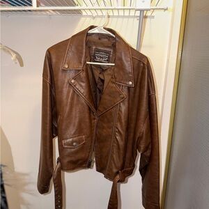 Levi's Brown Leather Jacket